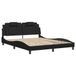 Bol Cadre de lit "Viana" sans matelas similicuir noir 160x200 cm