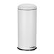 Relaxdays Pedaalemmer 30 liter - softclose - binnenemmer - rond - wit