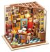 Merkloos Poppenhuis bouwpakket Sam's Study