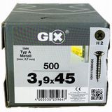 GIX SPAX GIX-A Gipsplaat Schroeven 3,9x45mm voor Metaal (500 stuks)