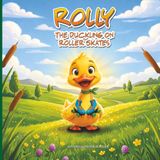 Rolly the duckling on roller skates