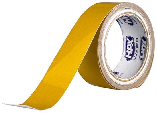 HPX Reflecterende tape - geel 19mm x 1,5m