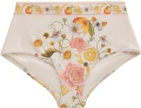 Next Bikinibroek groen / oranje / rosa / wit