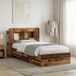 Maison Exclusive Lit exclusif - Structure de lit avec rangement et tête de lit en bois vieilli, dimensions 80 x 200 cm