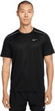 Nike Miler Hardloopshirt Heren - Zwart, Maat M