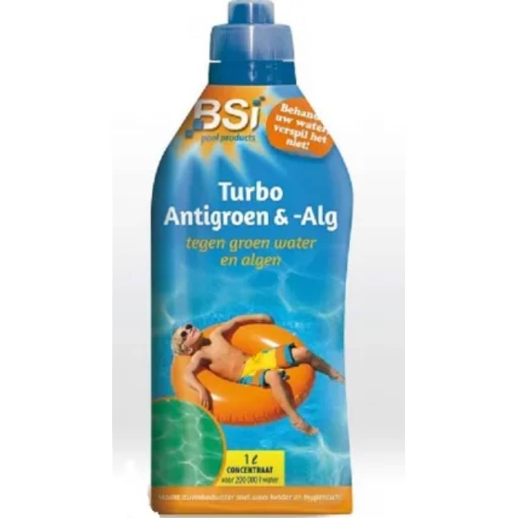 Bsi Turbo anti-groen en alg zwembad 1 liter