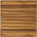 vidaXL Tafelblad 40 x 40 x 3,5 cm Vierkant Massief Teakhout Naturel