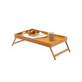 Wintem Inklapbare ontbijttafel, 44 x 27 x 22,5 cm, van bamboe