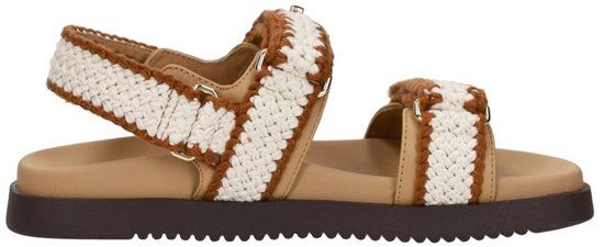 Steve Madden Mona Sandalen Plat - Beige - Maat 38