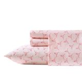 Wrangler Queensize lakenset, superzachte beddengoedset, gezellige huisdecoratie, Oeko-Tex gecertificeerd (stuurschedels roze, queen)