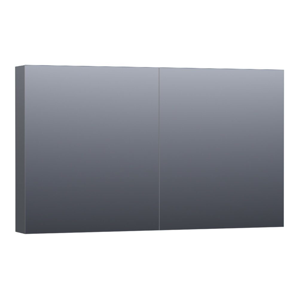 Tapo Plain spiegelkast 120 hoogglans grijs