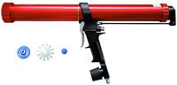RODAC Kitspuit voor kokers of worsten - Zwart/Rood