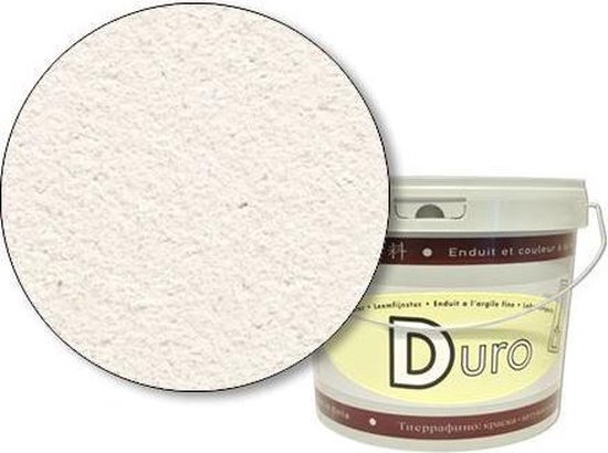 Tierrafino Duro fijne leemstuc - 20kg Dover wit - 20 kg