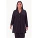 YOEK Plus Size blazer - zwart