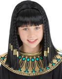 Smiffys Cleopatra Pruik Kinderen Zwart