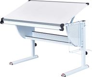 Interlink Bureau Matthijs avec plateau inclinable - blanc