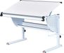 Interlink Bureau Matthijs avec plateau inclinable - blanc