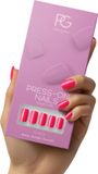 Pink Gellac Press On Nails - 161 Ibiza Pink - Square Medium Plaknagels