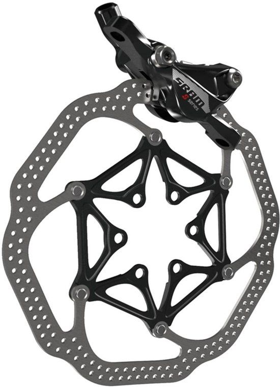 SRAM S700 schijfrem achterwiel zwart