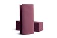 Alvotex CHIC Airlaid 50 servetten, 1/8 vouwen op stof, hoogwaardige wegwerpservetten, 39x40cm, pruim