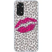 Xiaomi Bedrukt siliconen hoesje compatibel met Xiaomi Redmi Note 11 4G baiser leopard