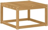 vidaXL Massief Acacia Hout Wit Tuin Tafel 59 x 59 x 37 cm