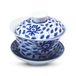 TEA SOUL Porselein Gaiwan met schilderdecoraties, meerkleurig, 9,7 x 9,1 x 9,7 cm