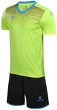 Kelme Zamora Korte Mouw Set Groen, Zwart 2XL Man