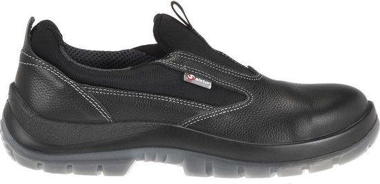Sixton Lugano 82201-04 Lage Instapper Werkschoen S3 - Mannen - Zwart - 46