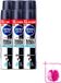 Nivea Men Invisible Black & White Active Deospray - 6 x 250 ml