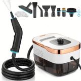 StarTech Draagbare stoomreiniger - Handstoomreiniger - 1200–1400W - Opwarmtijd van 15 seconden tot 105°C - 10 opzetstukken - Geschikt voor auto, huis, tegels, meubels - Wit