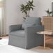vidaXL Sofa lichtgrijs 78 x 78 x 80 cm stof