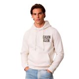 Calvin Klein Jeans Heren Trui L Katoen/Polyester Chocoladebruin/Wit