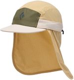 Black Diamond Desert Mullet Sahara Cap Off White Khaki Unisex Polyester