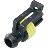 TE Connectivity 0-282079-2 Boîtier femelle (câble) AMP-Superseal 1.5mm Series Nombre total de pôles : 1 Pas : 6 mm Contenu : 1 pièce(s)
