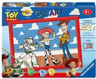 Ravensburger CreArt Kids Schilderen op nummer Toy Story 18x24cm Leeftijd 9+