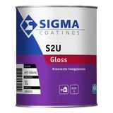 Sigma S2U Gloss Hoogglans Lakverf Buiten 1 LTR Kleur