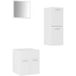 Maison Exclusive - Ensemble de meubles de salle de bain blanc en bois composite