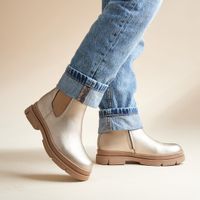 Muyters Chelsea boots goud Synthetisch - Maat 29 - Kinderschoenen
