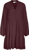 VILA VIFALIA L/S TIE V-NECK DRESS - Dames - Mini jurken