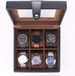 Merkloos / Sans marque Shenzhen Haorui Industrial Technology Co., Ltd. Horlogebox - Kunststof, Kunstleer, Unisex, 1 horloge, 19.5D x 19.5W x 9.5H cm