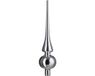 Decoris Kerstboom piek - Zilver - 26 cm - Glas - Glanzend