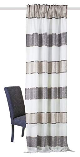 Home fashion Kant-en-klare sjaal - steen - 245 x 140 cm