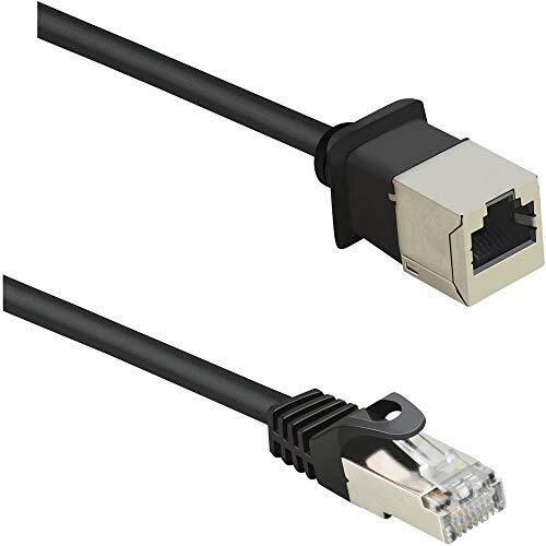 Renkforce RJ45 netwerk verlengkabel CAT 5e F/UTP 5.00 m Zwart