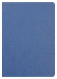 Clairefontaine 733064C Collectie Nomaddict (ex Age Bag) Geniet Schrift Blauw - A4 21x29,7 cm - 96 Pagina's Gelijnd met Kantlijn - Wit Papier 90 g - Omslag Glanskarton met Lederkorrel