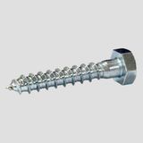 Index Betonbenodigdheden Houtdraadbout 8x70 mm Verzinkt 25 stuks