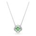 Swarovski Una Angelic Hanger, Gemengde Slijpsels, Groen, Rodium Verguld