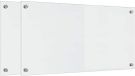 vidaXL Keukenachterwand 2 stuks Transparant 80 x 40 cm gehard glas