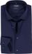 OLYMP Luxor modern fit overhemd - satijnbinding - donkerblauw - Strijkvrij - Boordmaat: 46