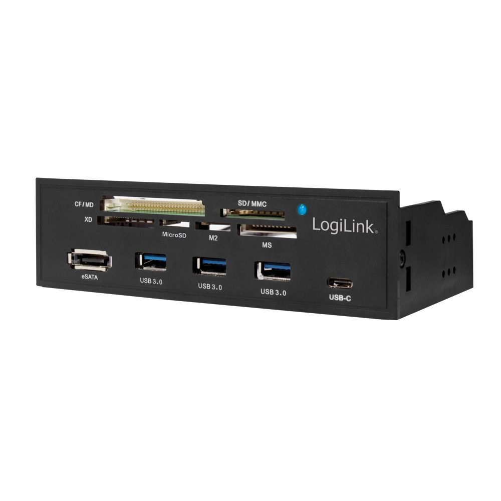LogiLink UA0341 - Intern - Zwart - SATA - Geheugenkaartlezer